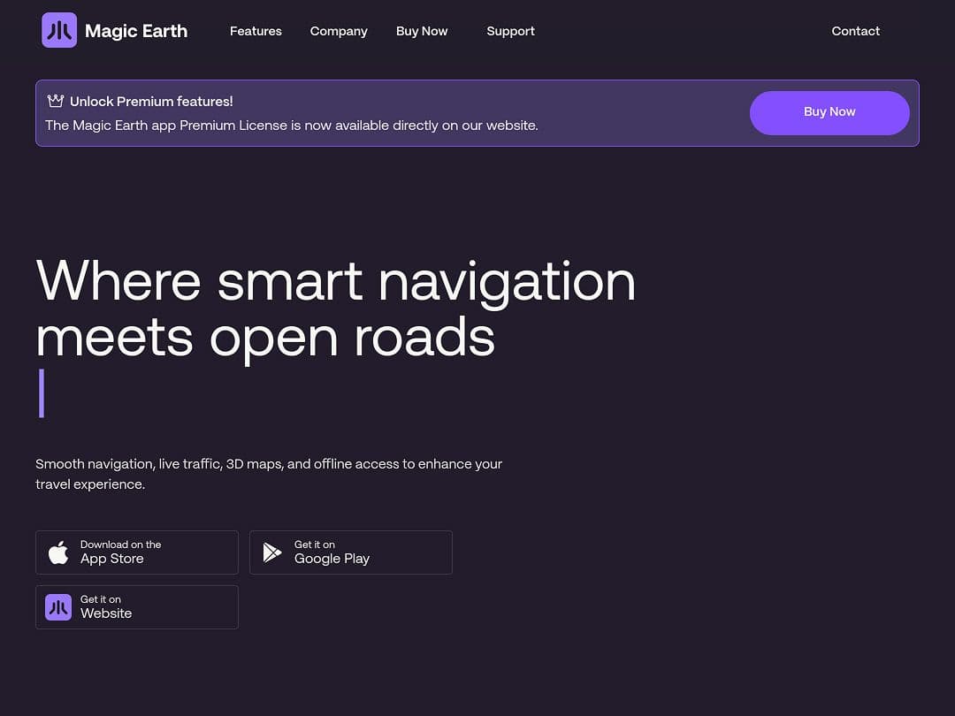 Screenshot of Magic Earth