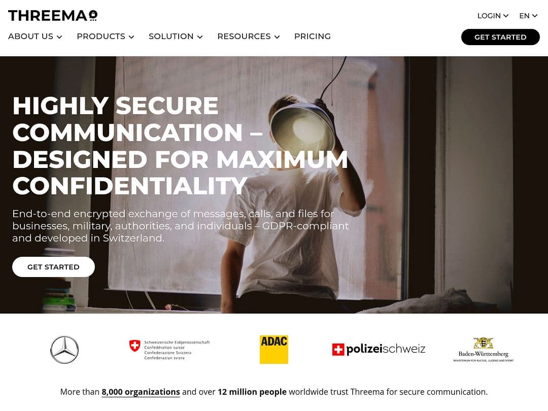 Screenshot of Threema
