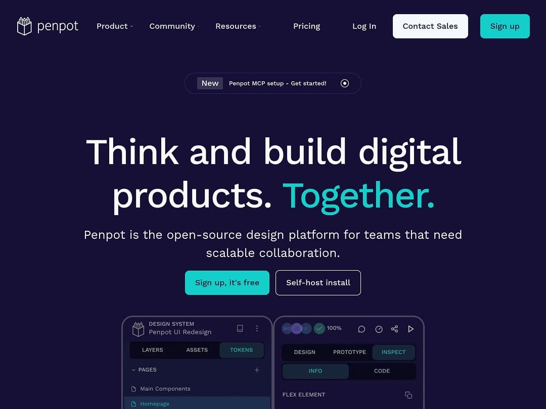 Screenshot of Penpot